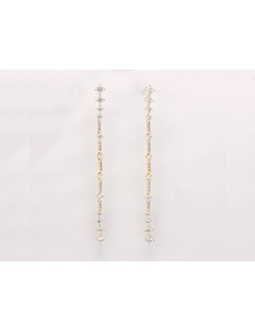 Pendientes plata chapada en...