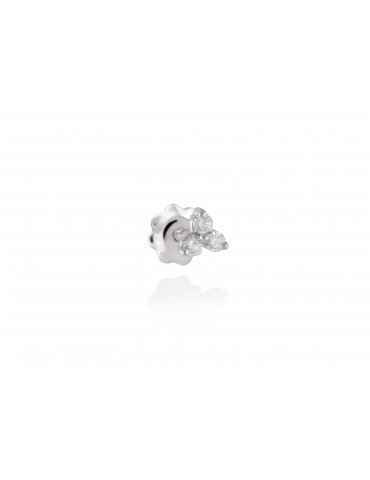 Piercing oro blanco y...