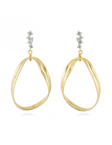 Pendientes LIA-M Blanco en...