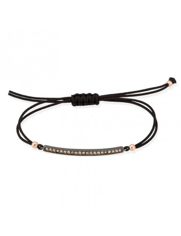 Pulsera SUITE coñac en...