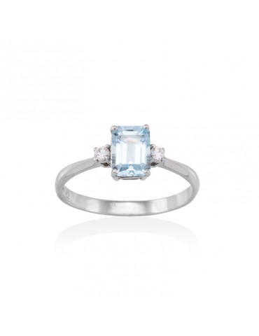Anillo AGUAMARINA novia...